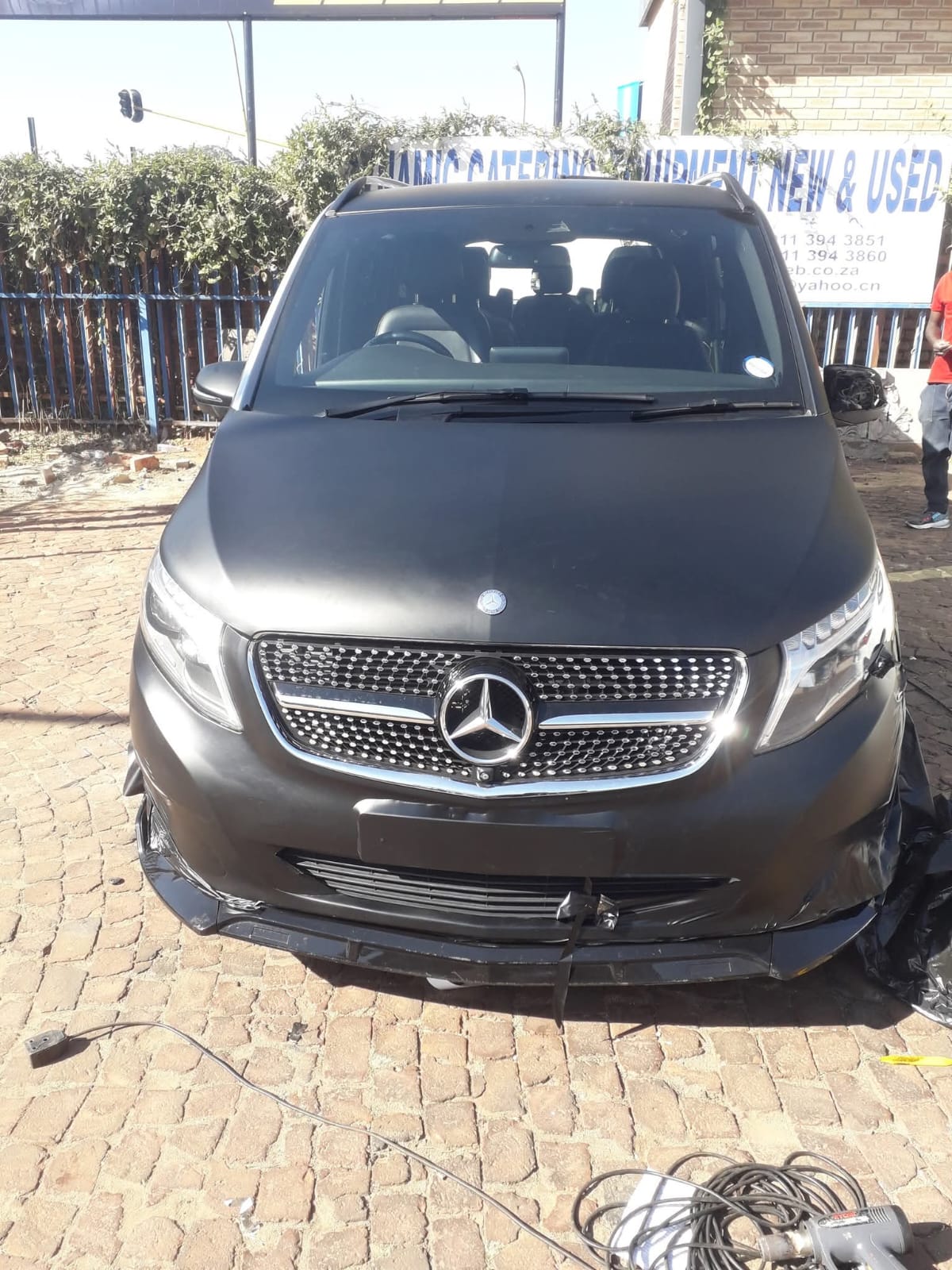 Matte Black Mercedes Vehicle Wrap - Premium Luxury Car Transformation